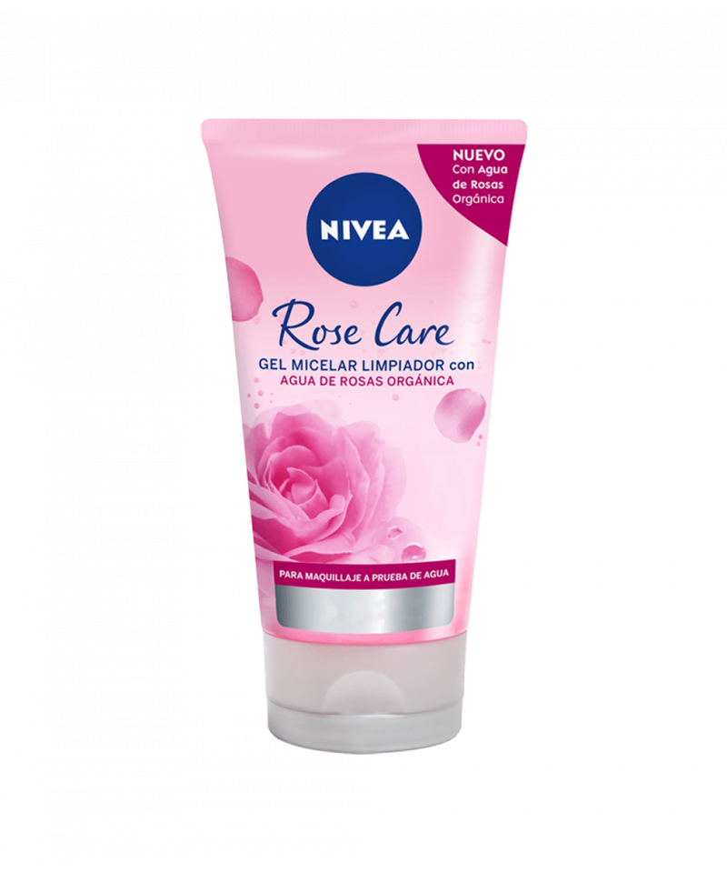 Gel Limpiador Facial Micelar NIVEA Rose Care Para Todo Tipo De Piel X 150 Ml