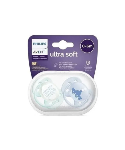 Chupete Avent Ultra Air Liso Unisex 6-18 Meses x 1 Unid