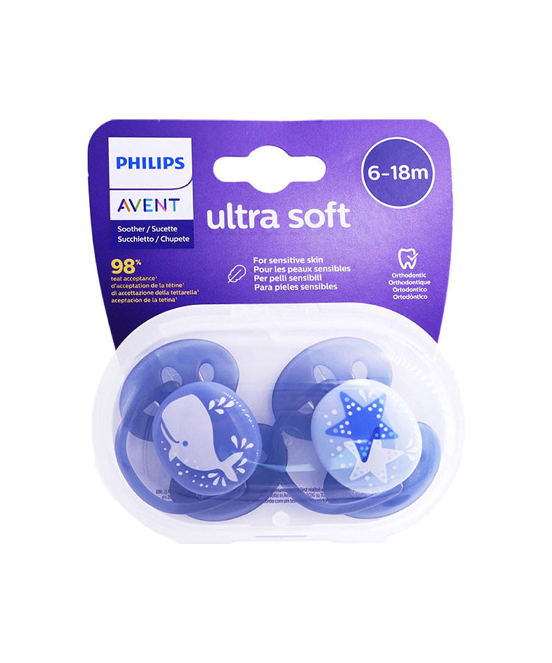 Chupete Ultra Soft Philips Avent 0-6 Meses