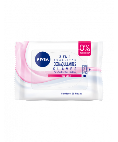 Nivea Desmaquillante Bifásico para Rostro 3 pzas de 125 m