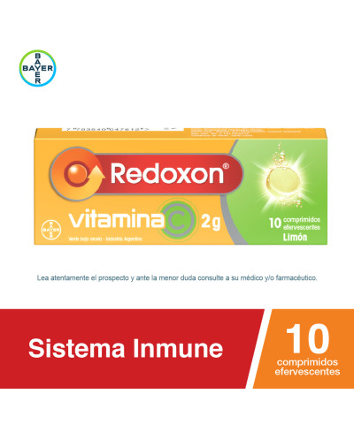 Comprimidos Efervecentes Redoxon2 Gr Vit C Limón X10comp