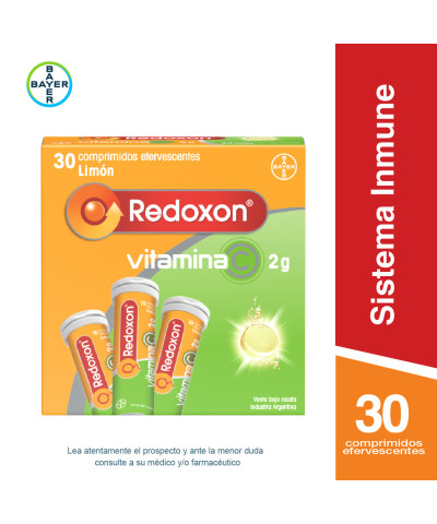 Comprimidos Efervecentes Redoxon2 Gr Vit C Limón X30comp