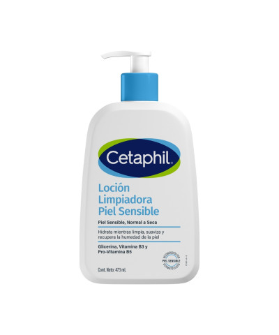 Loción Limpiadora Cetaphil Para Piel Sensible X 473 Ml