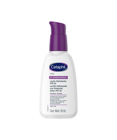 Protector Solar Cetaphil Control Hidratante Facial Fps 30+ X 118 Ml