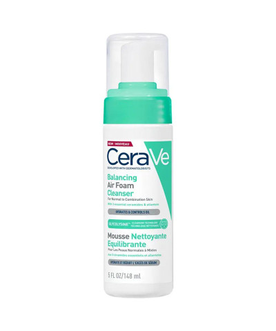 Cerave Air Foam Limpiador Facial Reequilibrante Espuma X 148ml