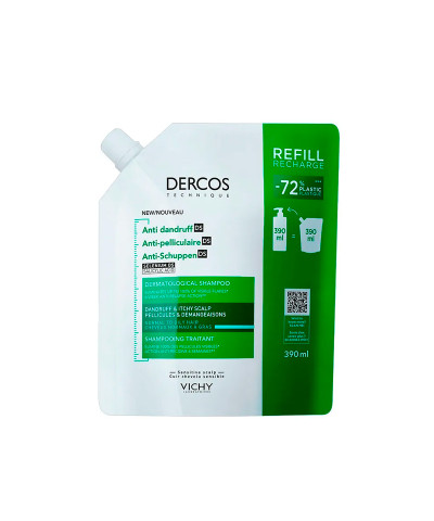 Dercos Ds Anticaspa Cabello Normal A Graso Refill X 400ml