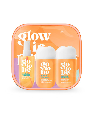 Set Glow In Progress Body Mist + Body Cream + Shower Gel