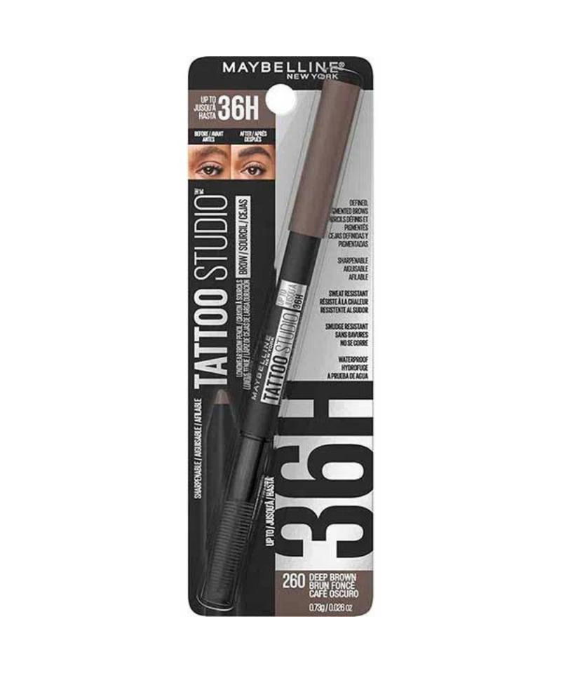 Lapiz De Cejas Maybelline Tattoo Studio Brown Deep